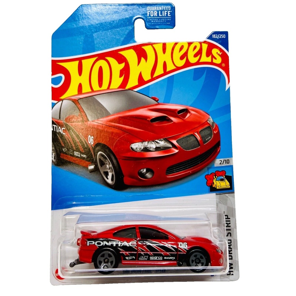 Hot Wheels‎ '06 Pontac GTO 182/250 HW Drag Strip 2/10 Red Die-cast 1:64 NIP 2022